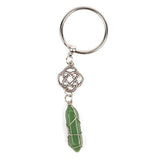 Myga Keyring - Eternal Knot &amp;amp; Aventurine