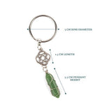 Myga Keyring - Eternal Knot &amp;amp; Aventurine