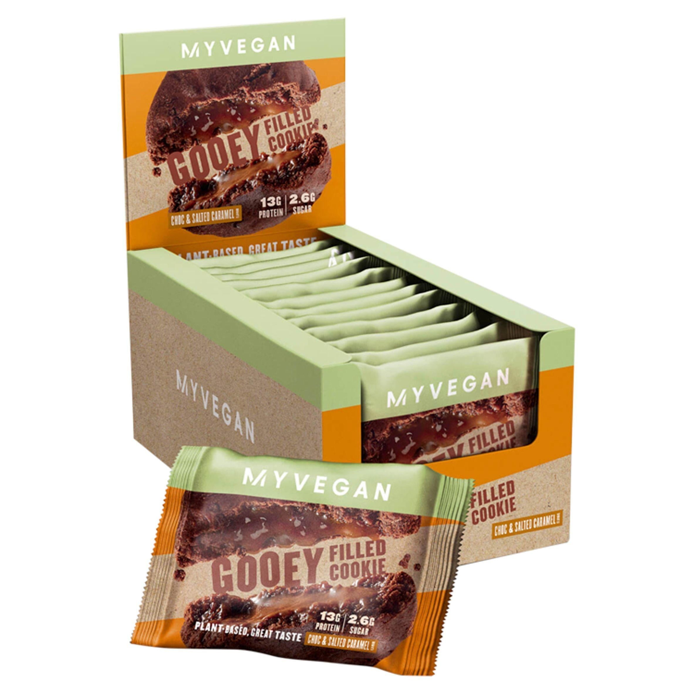 MyVegan Gooey Filled Cookie Choc &amp;amp; Salted Caramel Flavour 75g