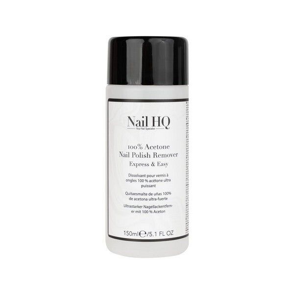 Nail HQ 100% Acetone Nail Polish Remover - 150ml