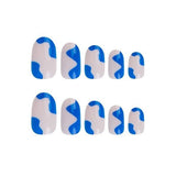 Nail HQ Oval Blue Bombshell Nails