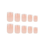 Nail HQ Square Elegant French Tip Nails