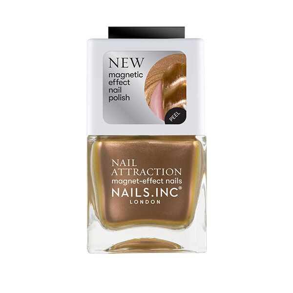 Nails.INC Magnetic Polish - You Attract Me Gold Metallic