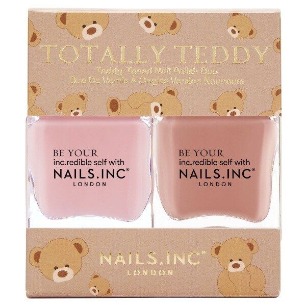 Nails.INC Totally Teddy Nail Polish Duo
