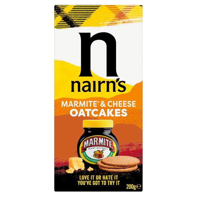 Nairn's Cheese &amp;amp; Marmite Oatcakes   200g