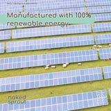 Naked Sprout Unbleached Bamboo Facial Tissues   100 per pack