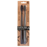 Natural Family Bio Toothbrush - Pirate Black &amp;amp; Monsoon Mist   2 per pack