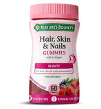 Nature's Bounty Hair, Skin &amp;amp; Nails 60 Mixed Berry Flavour Gummies
