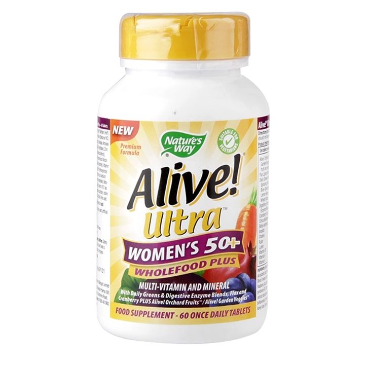 Nature's Way Alive! Women&amp;rsquo;s 50+ Ultra Energy 60 Tablets