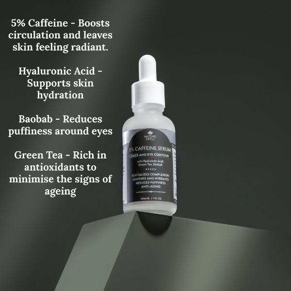 Nature Spell 5% Caffeine Serum - Face &amp;amp; Eye Contour 30ml