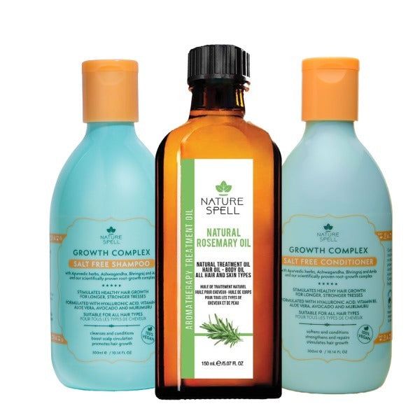 Nature Spell Rosemary Oil with Growth Shampoo &amp;amp; Conditioner