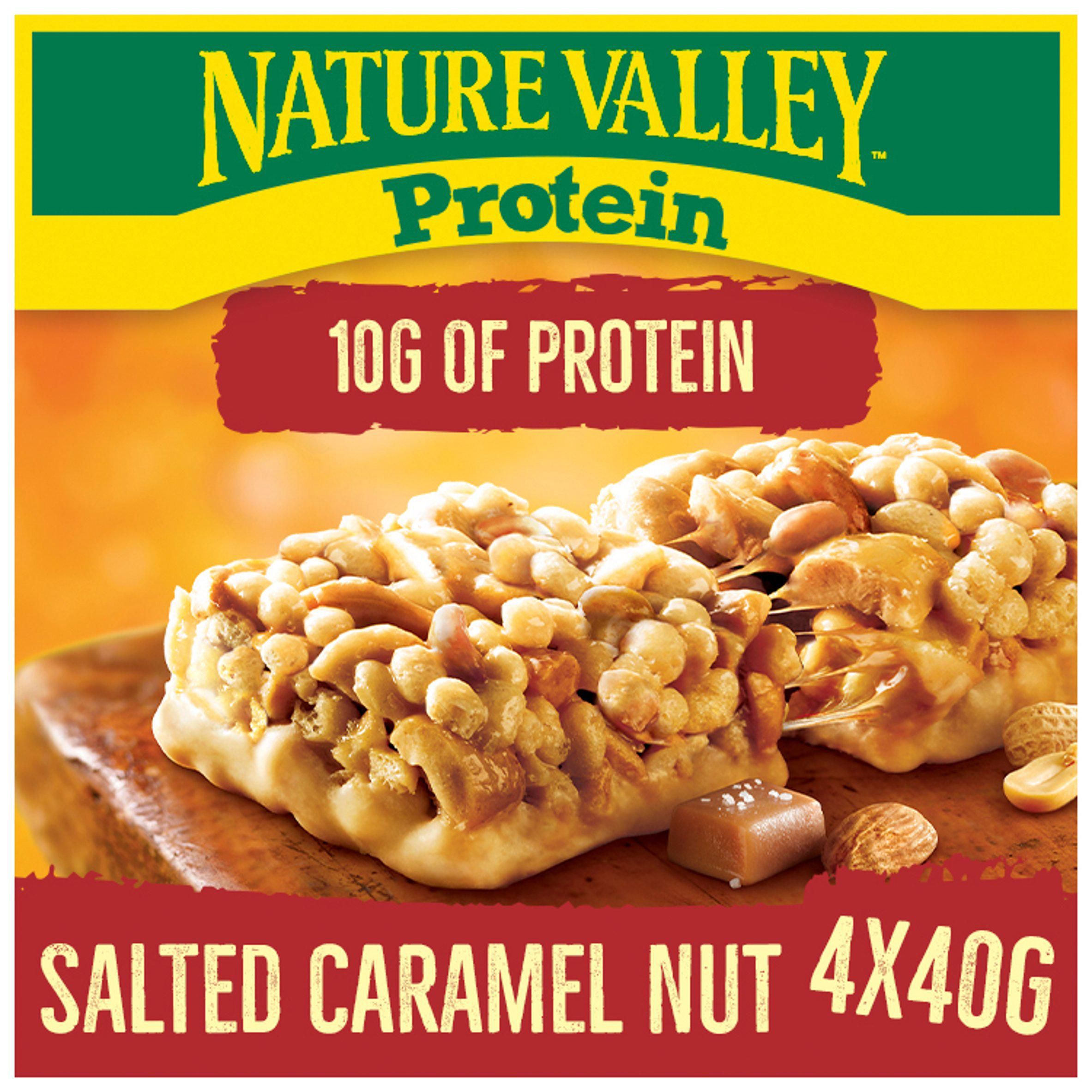 Nature Valley Protein Salted Caramel &amp;amp; Nut Cereal Bars 4x42g