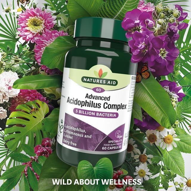 Natures Aid Advanced Acidophilus Complex Supplement Capsules    60 per pack