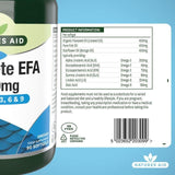 Natures Aid Complete EFA Omega's 36 &amp;amp; 9 Soft Gel Capsules    90 per pack
