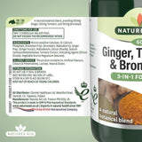 Natures Aid Ginger Turmeric &amp;amp; Bromlelain Supplement Tablets    60 per pack