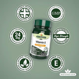 Natures Aid Vitamin E Supplement Soft Gels 400iu    60 per pack
