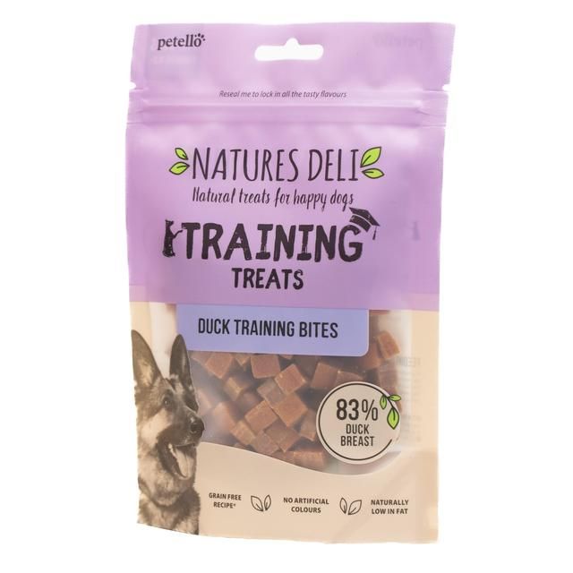 Natures Deli Duck Training Bites Dog Treats   100g
