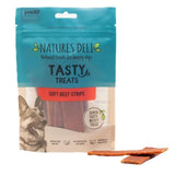 Natures Deli Soft Beef Strips Dog Treats   100g