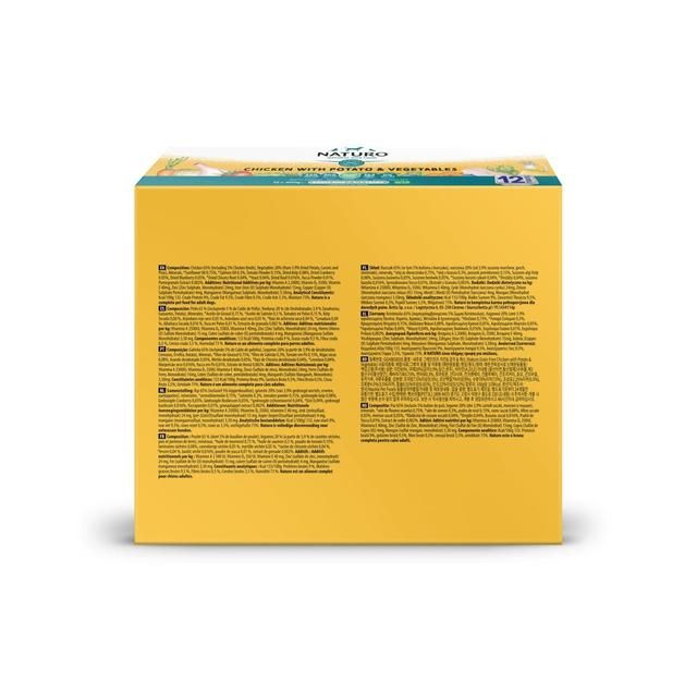 Naturo Grain Free Adult Dog Chicken and Potato   12 x 400g