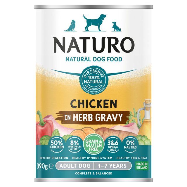 Naturo Grain &amp;amp; Gluten Free Chicken in Herb Gravy   390g