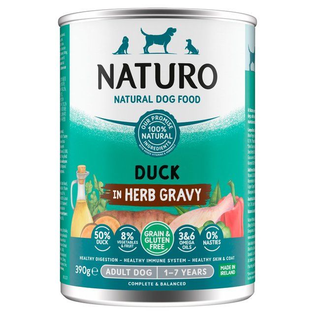Naturo Grain &amp;amp; Gluten Free Duck in Herb Gravy   390g