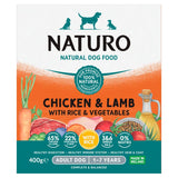 Naturo Natural Pet Food Chicken &amp;amp; Lamb with Rice and Vegetables Adult Dog 1 to 7 Years