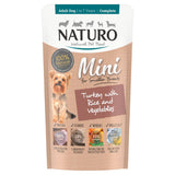 Naturo Natural Pet Food Mini Turkey with Rice and Vegetables Adult Dog 1 to 7 Years 150g