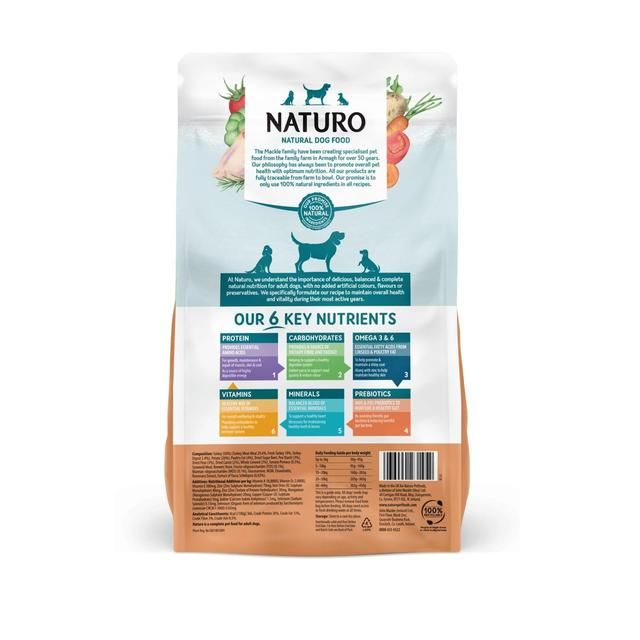 Naturo Turkey with Potato &amp;amp; Vegetables    2kg