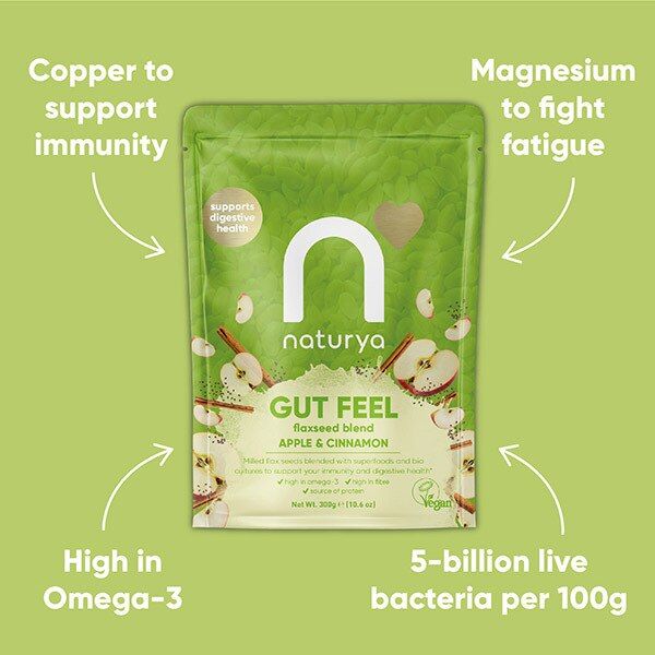 Naturya Gut Feel Flaxseed Blend Apple &amp;amp; Cinnamon 240g