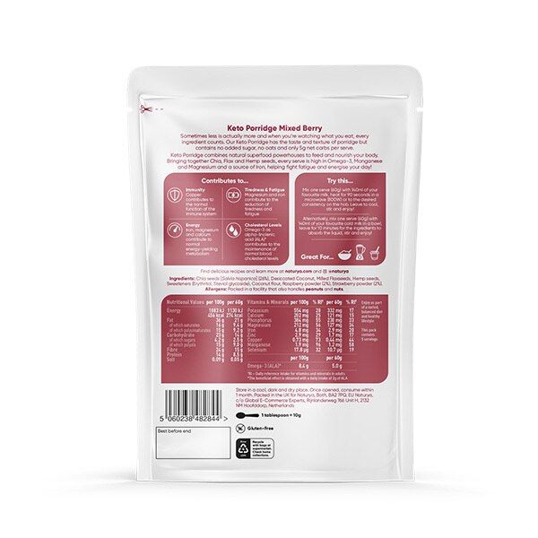 Naturya Keto Porridge Mixed Berry 300g