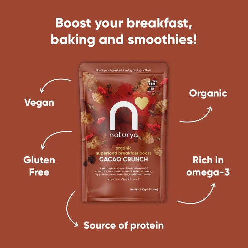 Naturya Organic Superfood Breakfast Boost Seed Crunch 150g