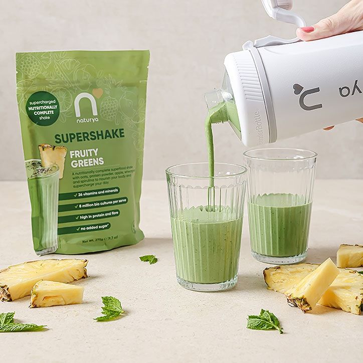 Naturya SuperShake Apple &amp;amp; Cinnamon 275g Fruity Greens