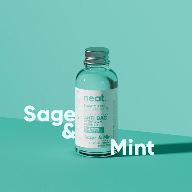 Neat Anti-Bac Bathroom Cleaner Refill Concentrate Sage &amp;amp; Mint   30ml