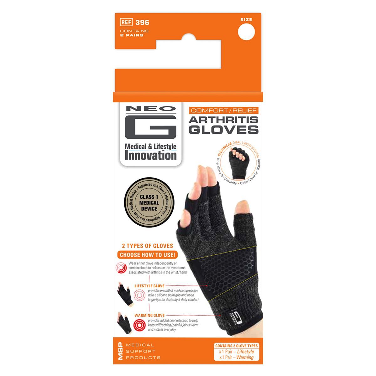 Neo G Comfort / Relief Arthritis Gloves &amp;ndash; Medium