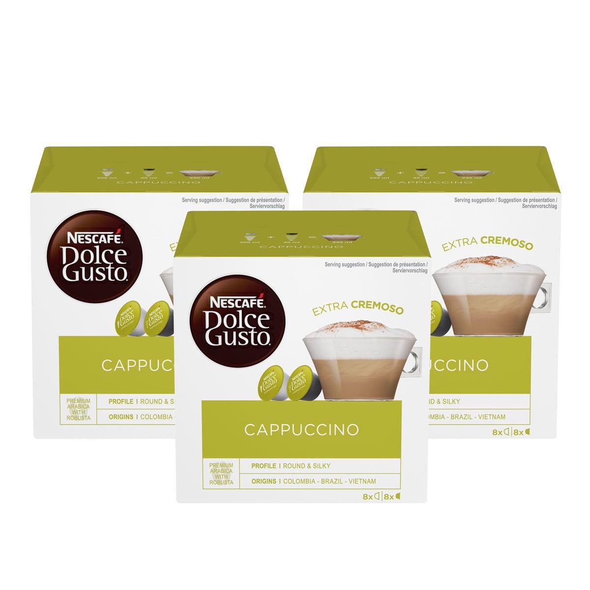 Nescaf&amp;eacute; Dolce Gusto Cappuccino Coffee Pods, 24 Servings