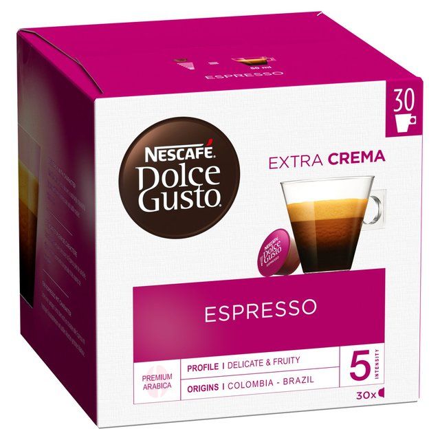Nescafe Dolce Gusto Espresso 30 capsules   30 per pack