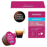 Nescafe Dolce Gusto Espresso Decaf Blue   16 per pack