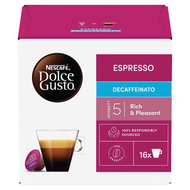 Nescafe Dolce Gusto Espresso Decaf Blue   16 per pack
