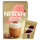 Nescafe Gold Cappuccino Unsweetened Instant Coffee 8 Sachets   8 per pack