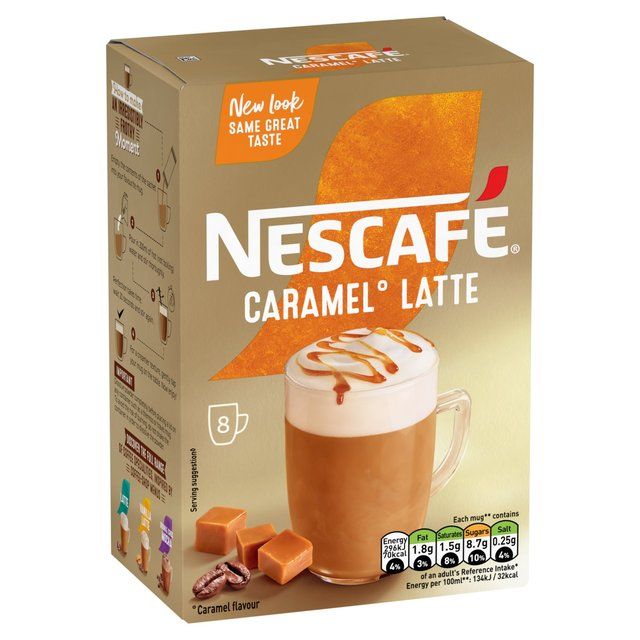 Nescafe Gold Caramel Latte    8 per pack