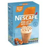 Nescafe Gold Iced Salted Caramel Latte   7 per pack