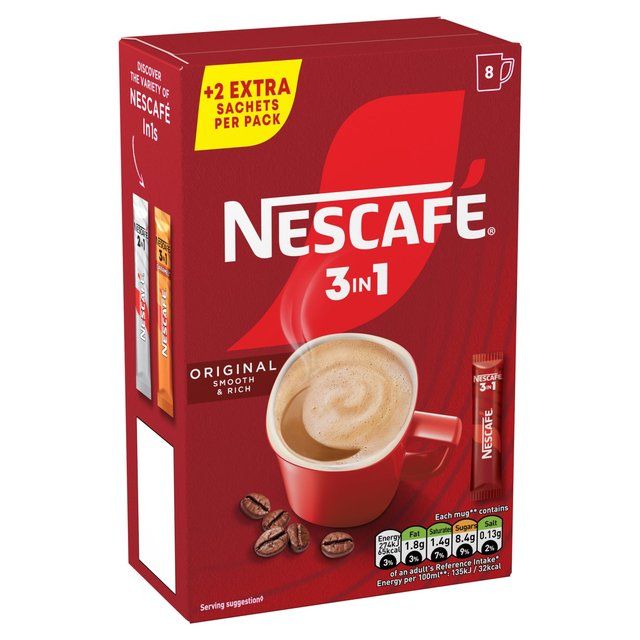 Nescafe Original 3in1 8pk   8 x 16g
