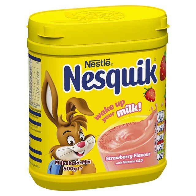 Nesquik Strawberry Milkshake Tub   500g
