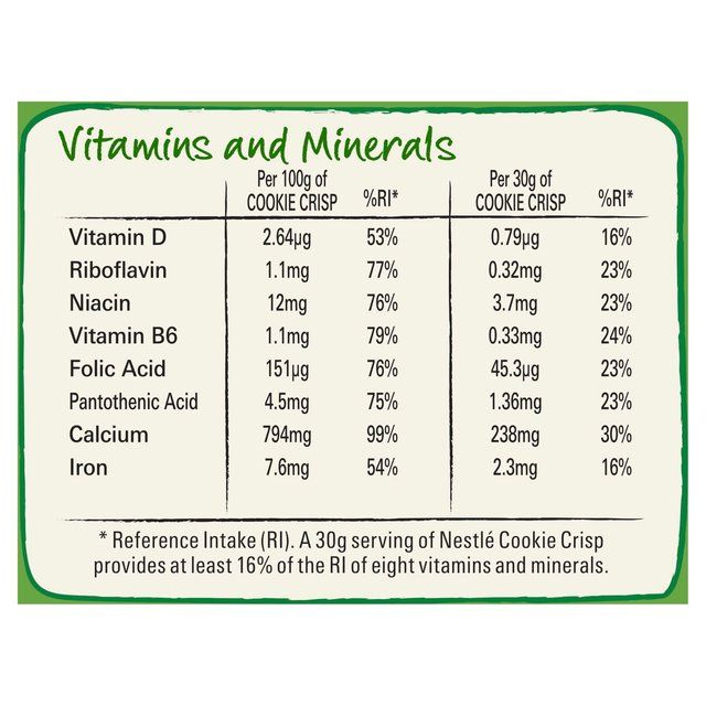 Nestle Cookie Crisp Cereal   500g
