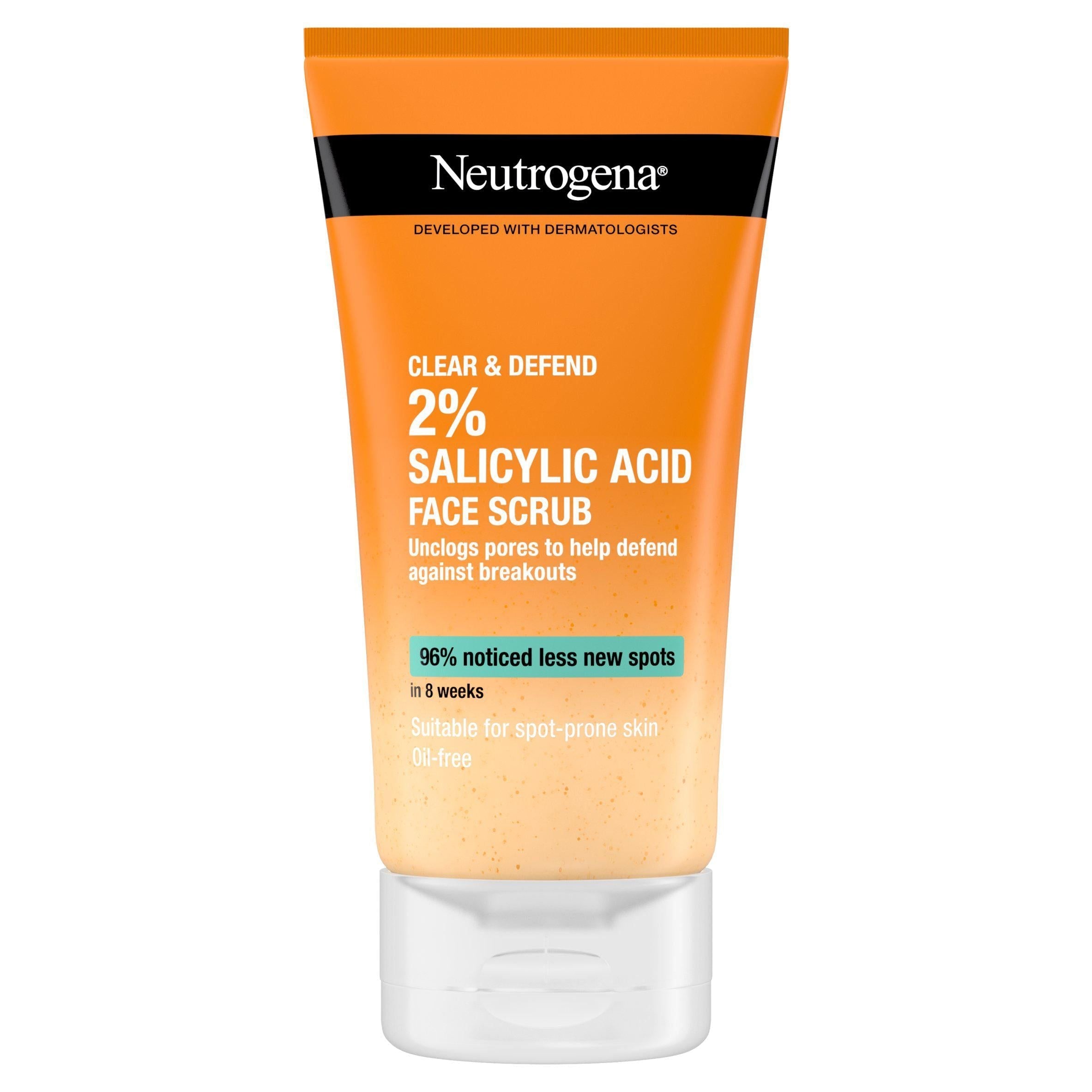 Neutrogena Clear &amp;amp; Defend Facial Scrub 150ml