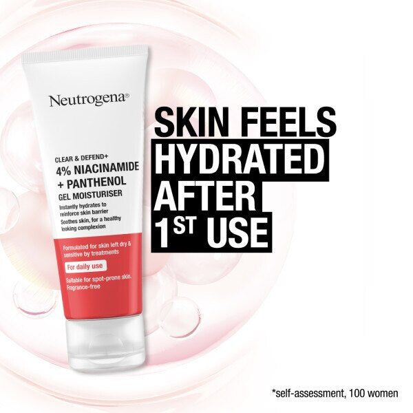 Neutrogena&amp;reg; Clear &amp;amp; Defend+ Gel Moisturiser 50Ml