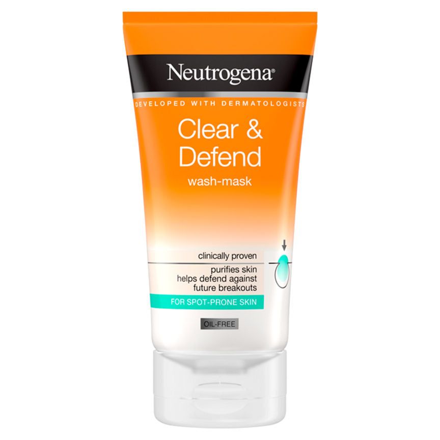 Neutrogena Clear &amp;amp; Defend Wash-Mask