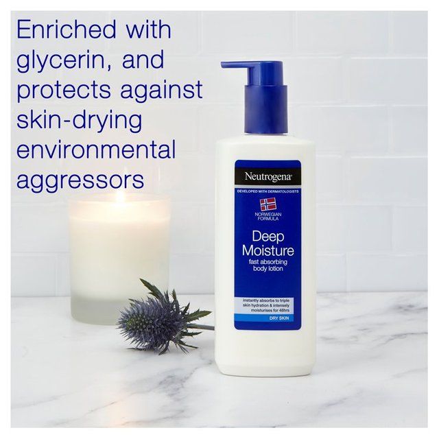 Neutrogena Deep Moisture Fast Absorbing Body Lotion   400ml