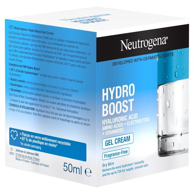 Neutrogena Hydro Boost Gel Cream Moisturiser for Dry Skin   50ml
