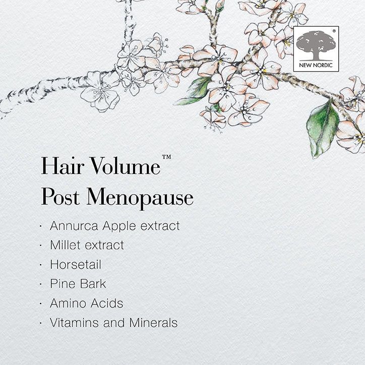 New Nordic Hair Volume Post Menopause 30 Tablets